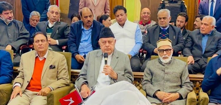 Dr. Farooq felicitates Chowdry Mohammed Ramzan on assuming office as Party’s Additional General Secretary 