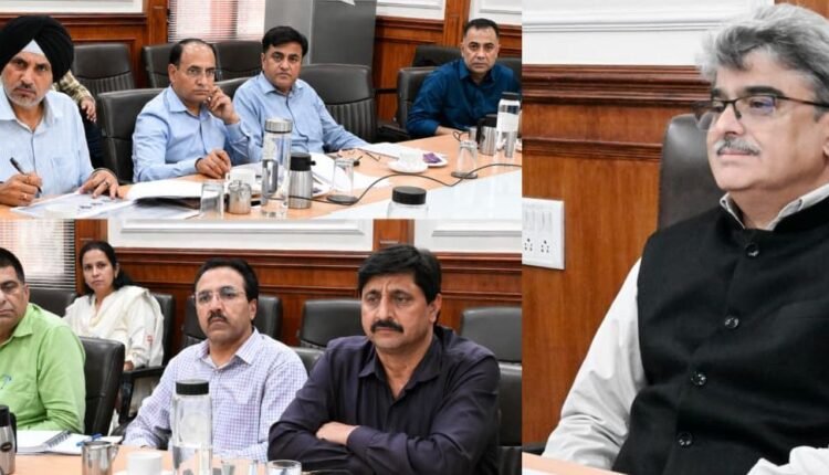 CS reviews roadmap for promotion and strengthening of Handicrafts & Handloom sector in J&K