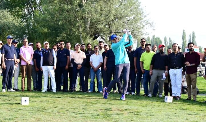 CM Omar Abdullah tees off India Golf Carnival at Srinagar’s Royal Springs Golf Course