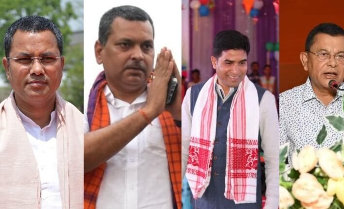Himanta Begins Second Term as Assam Chief Minister, Four MLAs Inducted into Cabinet