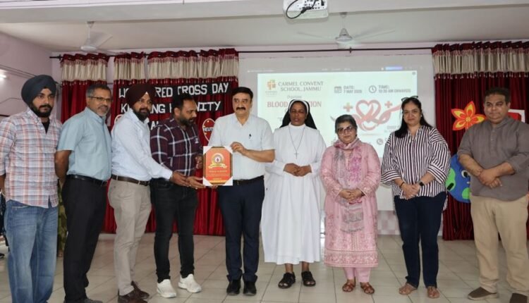 Carmel Convent School, FIBDO & FICCI FLO JKL unite for noble Blood Donation Camp