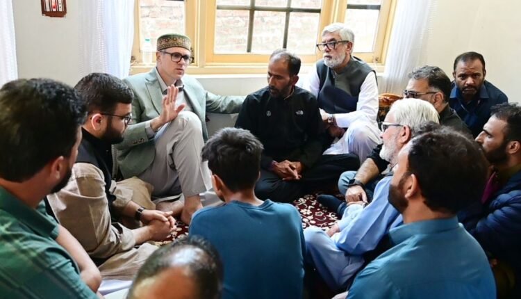 CM Omar Abdullah meets family of minor girl brutally murdered in Budgam, promises justice