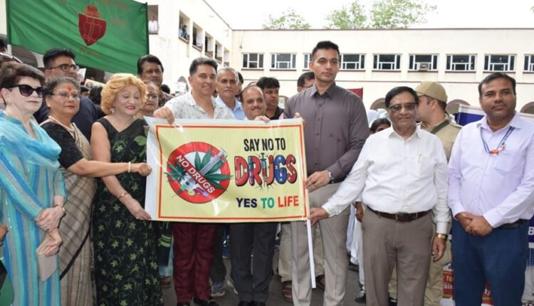 DC Jammu flags off anti-drug rally under Nasha Mukt Bharat Abhiyan