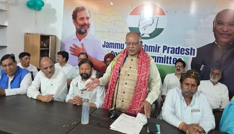 Congress HQ Jammu named as Rajiv Bhawan; Karra reads Sonia Gandhi's message  to Congress workers