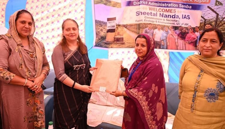 Commissioner Secretary visits Samba; assures people-centric, multi-stakeholder approach under Vibrant Village Phase II