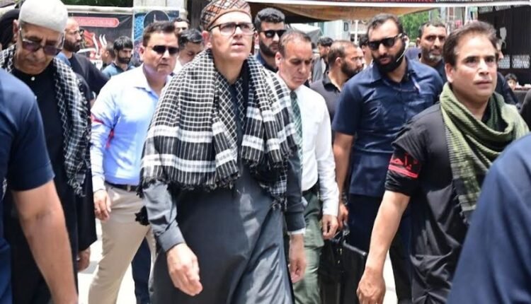 Chief Minister Omar Abdullah joins Youm-e-Ashura mourners at Zadibal