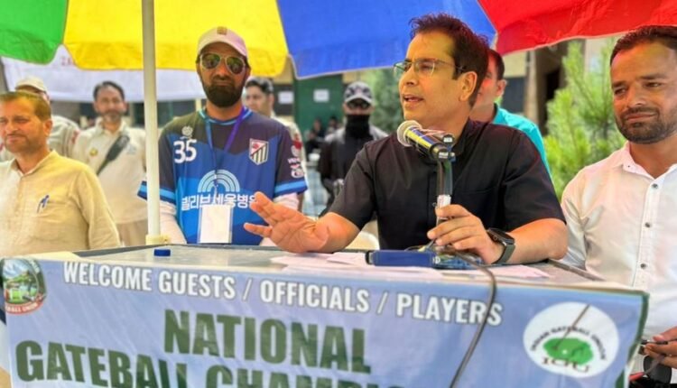 Tanvir Sadiq encourages youth participation at National Gateball Tournament