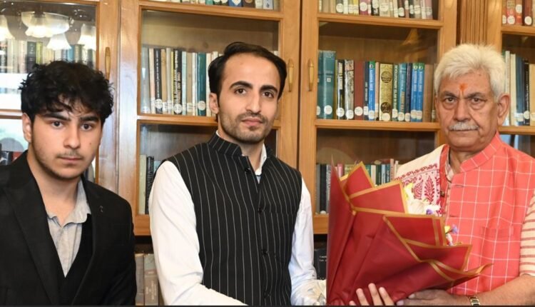 Kashmir Conclave, AI & Creator Summit Founders Call on LG Manoj Sinha