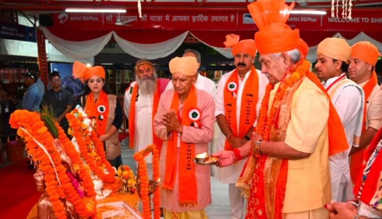 Shri Amarnath Ji Yatra-2026: Lieutenant Governor flags-off first batch of pilgrims to the holy abode of Baba Barfani