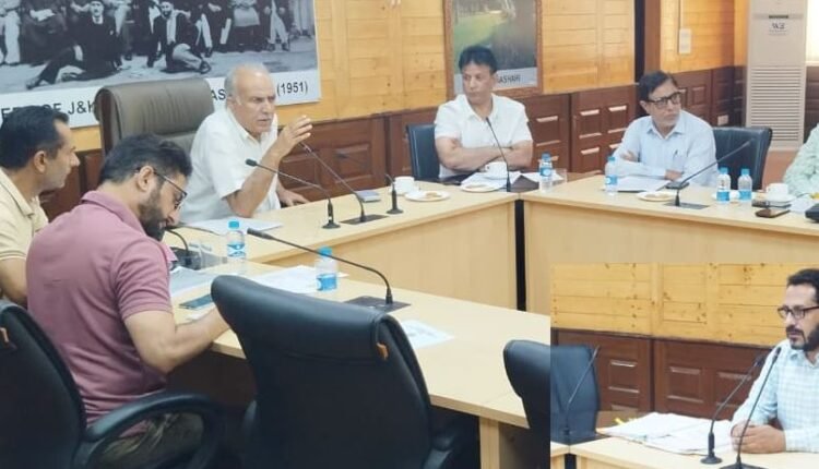 Hasnain Masoodi chairs Privileges Committee meeting