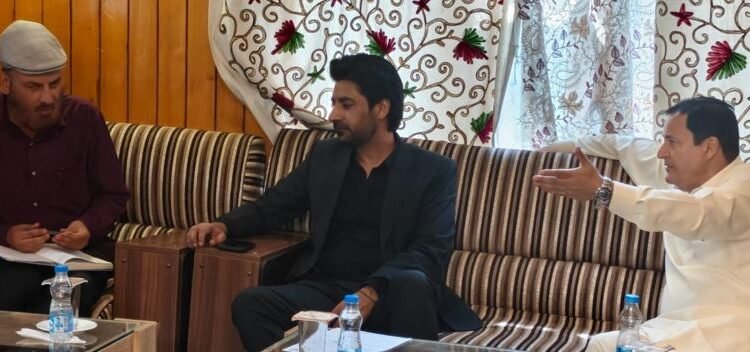 Javid Dar reviews compensation cases of Rohama–Ladoora road project affected families