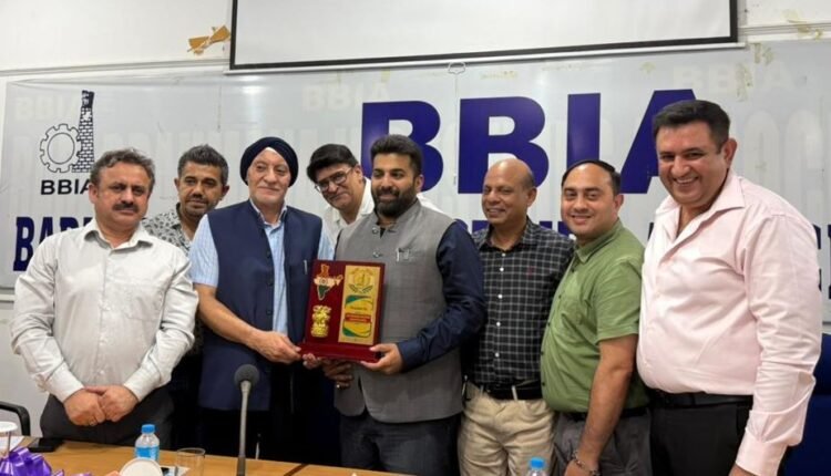 Tarun Singla Flags Industrial Power Concerns During JPDCL MD’s Visit to BBIA Bhawan