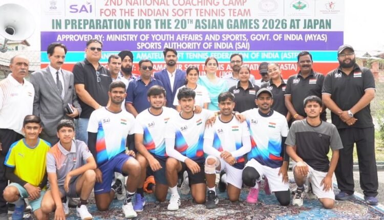 Srinagar hosts Indian Soft Tennis Team's National Camp ahead of 2026 Asian Games