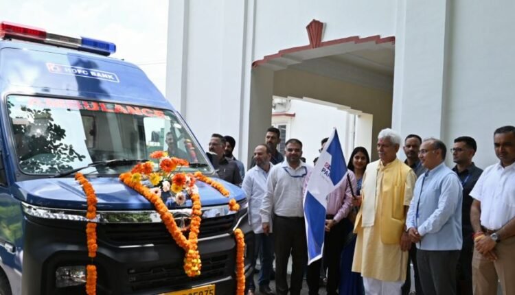 Lieutenant Governor flags-off HDFC Parivartan’s Mobile Medical Care Unit Van