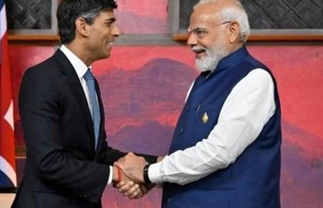 PM Modi Holds Talks with UK PM Andy Burnham