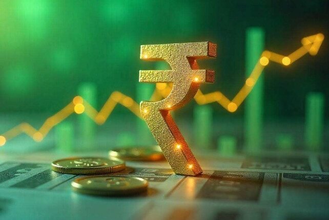 Rupee Strengthens Against Dollar as Falling Crude Prices Boost Market Sentiment