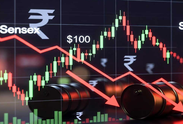 Indian Stocks Gain as Falling Crude Prices Lift Market Sentiment