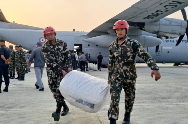 India Dispatches First Tranche of Relief Supplies to Nepal