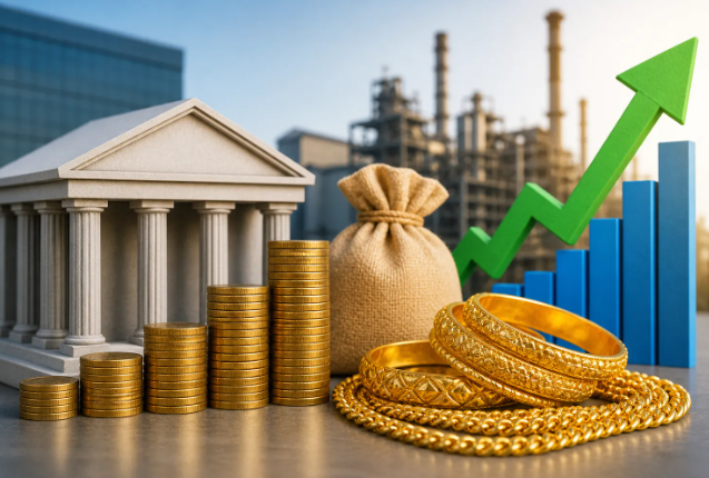 Gold-Backed Lending Draws Major Indian Conglomerates as Borrowing Surges