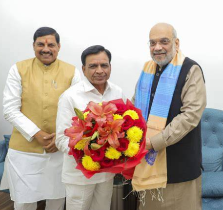 MP Chief Minister Meets Amit Shah, Discusses State Development Initiatives