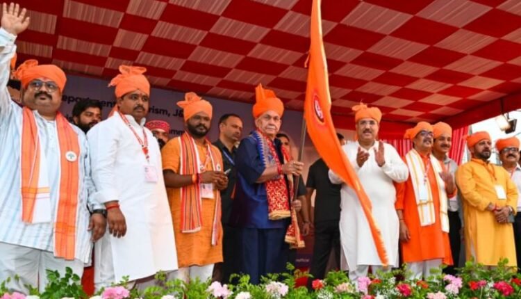 Lieutenant Governor flags off the holy Shri Budha Amarnath Ji Yatra