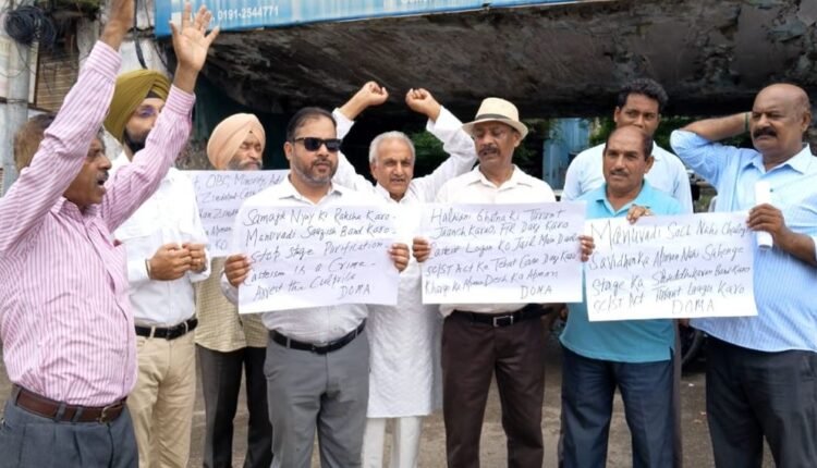 Haldwani ‘Purification’ Row Sparks Jammu Protest, DOMA Demands FIR