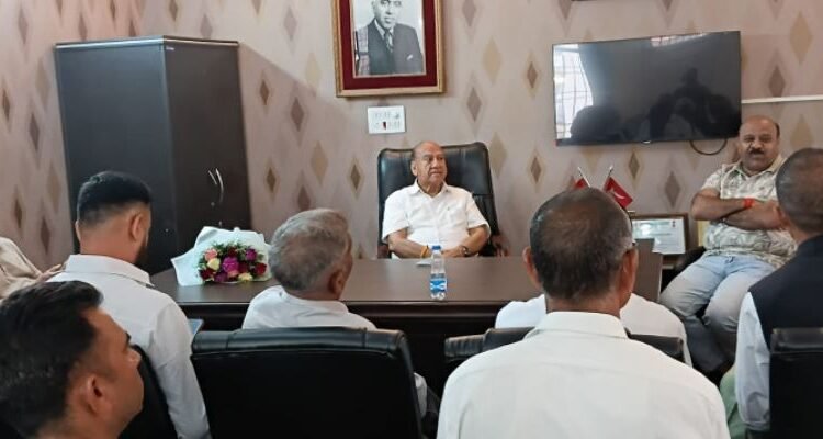 Over a Dozen Deputations Meet Dy. CM Surinder Choudhary at NC Headquarters