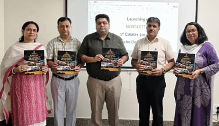 Excise Commissioner J&K launches quarterly Newsletter