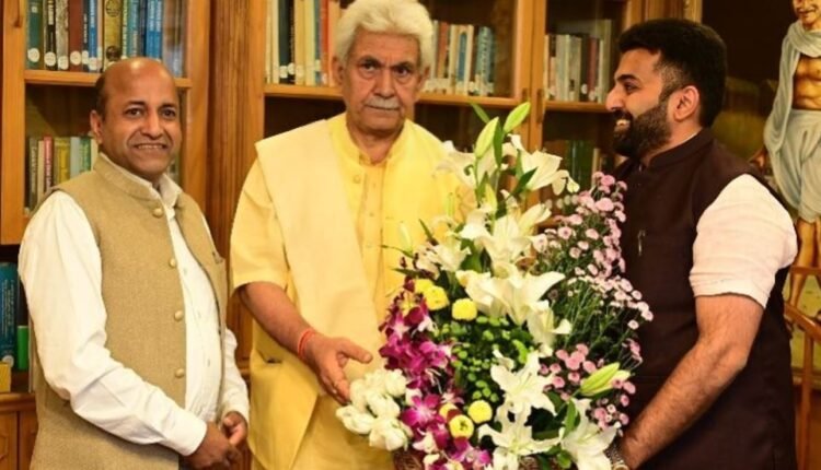 Tarun Singla, Dr Sanjay Bansal Meet LG Sinha over Industrial Sector Promotion in J&K