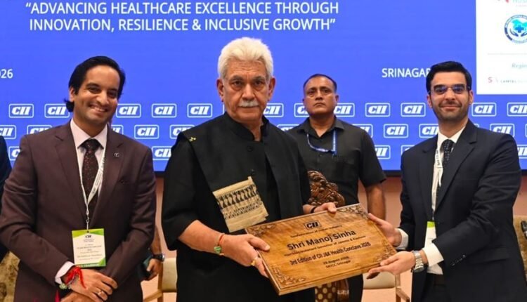 Lieutenant Governor Inaugurated 3rd CII J&K Health Conclave