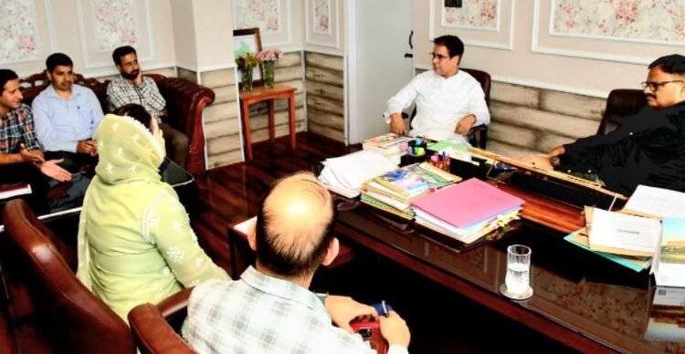 Javed Rana reviews Jal Shakti works in Zadibal constituency; emphasizes quality work execution, timely resolution of issues