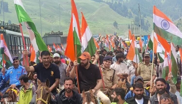 Pony Rally held at Sonamarg as part of ‘Har Ghar Tiranga’ Campaign