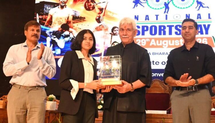Sports is the most honest teacher in life, shaping discipline, unity, and nation-building among youth: LG Sinha