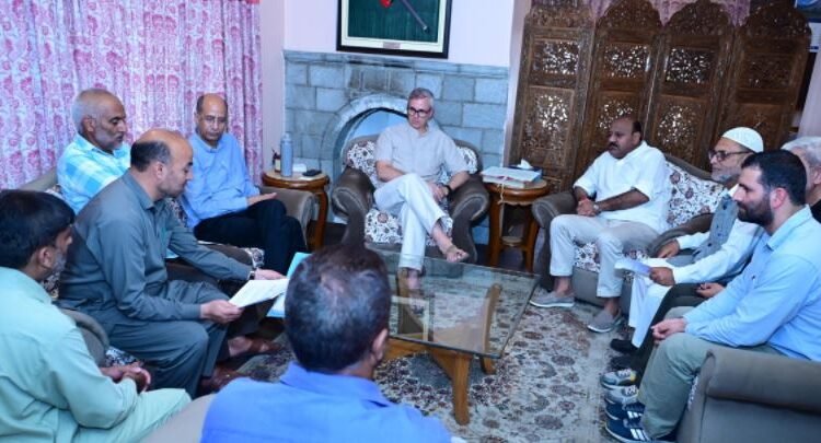 CM Omar Abdullah meets delegations, individuals to discuss public, tourism and trade-related issues