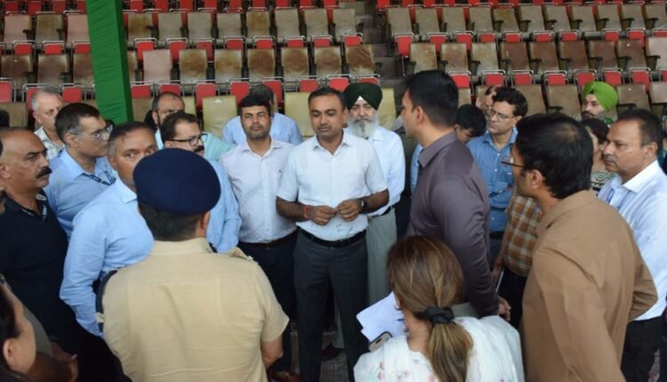 Div Com Jammu, IGP review Independence Day arrangements at MA Stadium