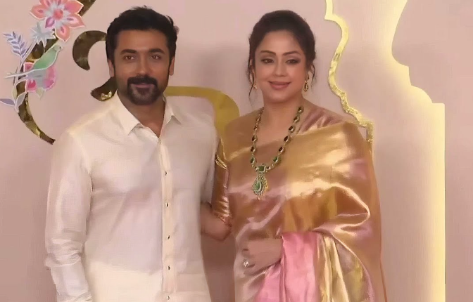Suriya and Jyotika Renew Wedding Vows After 20 Years