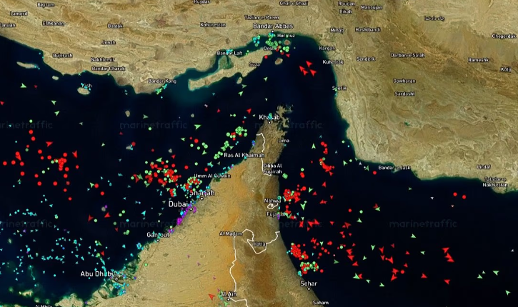Strait of Hormuz Shipping Traffic Remains Below 10-Day Average: Data