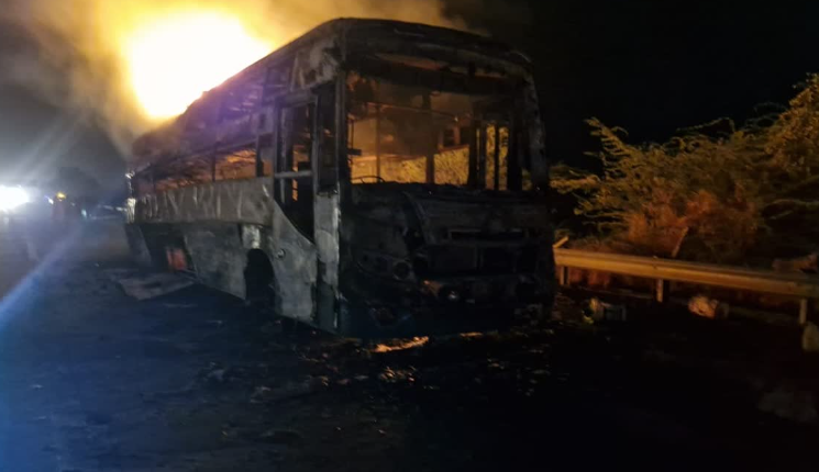 Nine Killed, 20 Rescued After Bus Catches Fire on Yamuna Expressway in Greater Noida