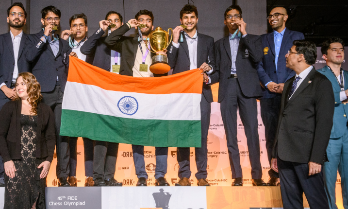 India’s Chess Teams Stay in Medal Hunt After Dramatic Day at Olympiad