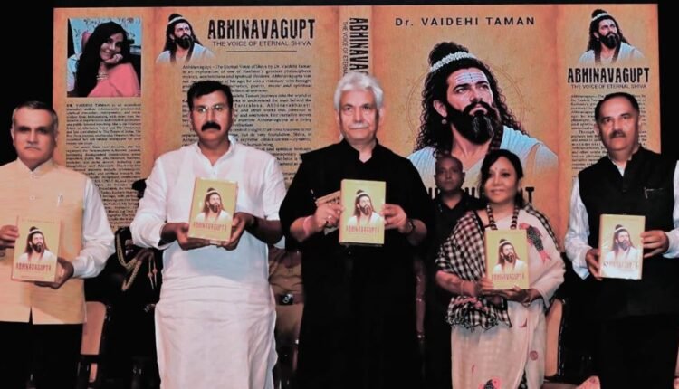 Lieutenant Governor Unveils Statue of Acharya Abhinavagupt, Launches Two Books and Artists' Welfare Scheme