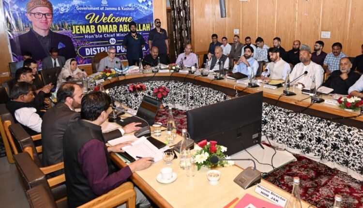 CM Omar Abdullah reviews Pulwama development scenario; inaugurates, lays foundation stones for projects worth ₹86 Cr