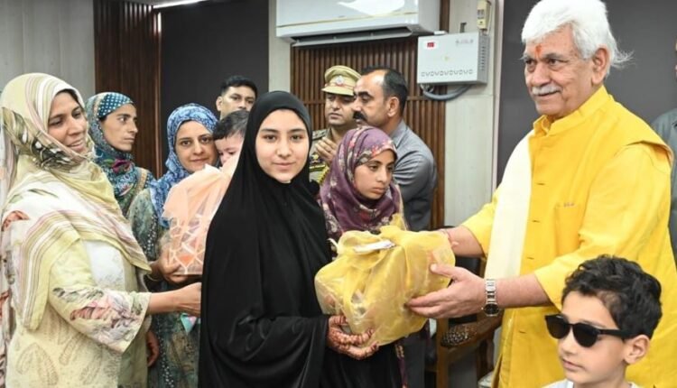 Lieutenant Governor Celebrates Hon'ble PM Shri Narendra Modi's Birthday with Children at Srinagar’s ‘Palaash’ and ‘Pareesha’ Homes