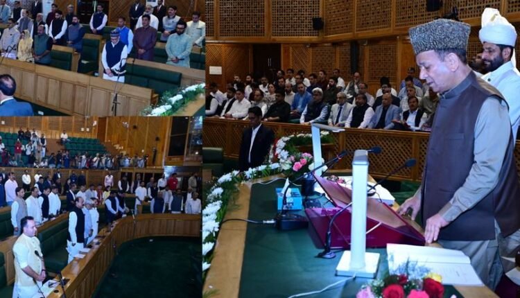 Autumn Session 2026: J&K Assembly pays tributes to former Ministers
