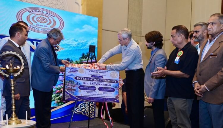 CM welcomes new Rotary platform for community service, social development in Kashmir Valley