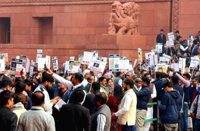 BJP Mocks INDIA Bloc With ‘Save Dynasty’ March, Says Opposition Alliance Crumbling
