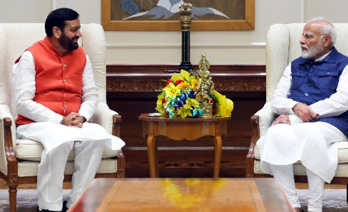 Haryana BJP MLAs Meet PM Modi