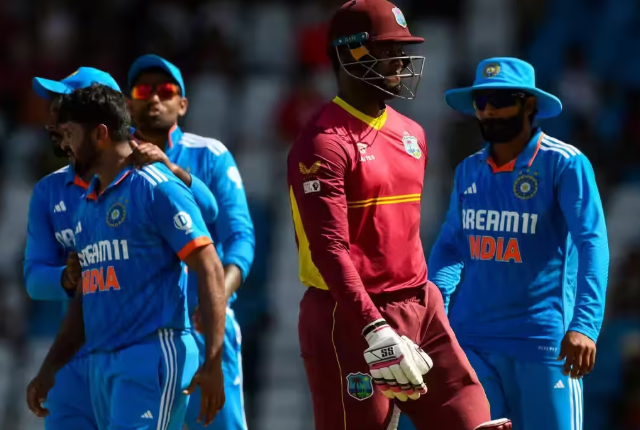 West Indies Chase Down 352 to Shock India in Third ODI
