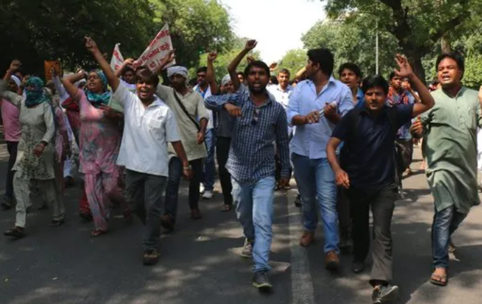 Delhi: Protest Held Outside Parliament Street Police Station Over Journalists’ Sexual Harassment Allegations