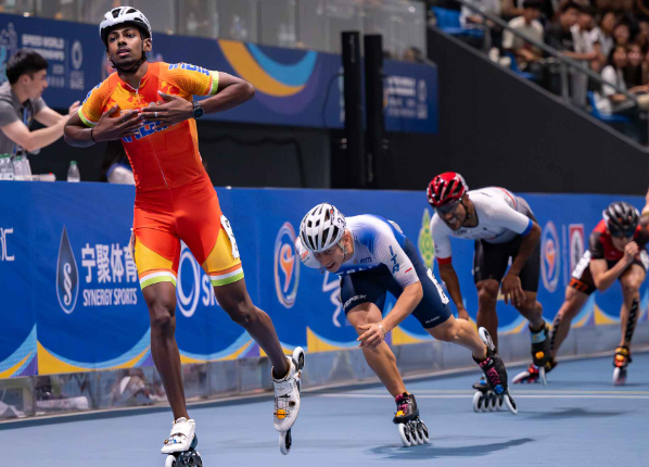 Anandkumar Velkumar Wins Silver at World Skating Games in Paraguay
