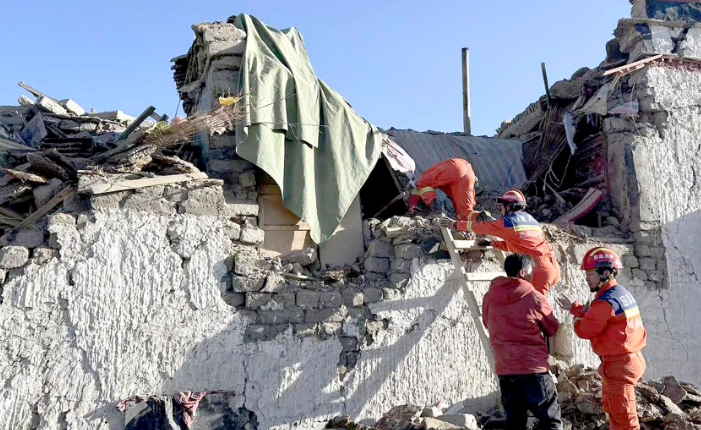 Magnitude 7 Earthquake Hits Tibet, Killing 16 and Injuring 65